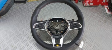 фото thumb №8, Руль лепестки кожа clio v многофункциональный