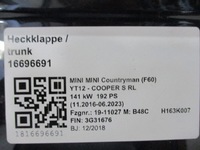 фото thumb №5, Крышка багажника задняя mini f60 countryman 18r