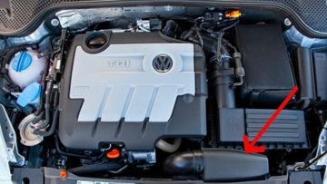 фото thumb №6, Zasuwka каналу powietrznego сатиновий чорний vag volkswagen jetta cc eos