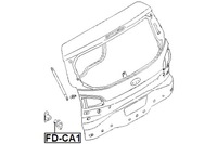 фото thumb №3, Отбойник крышки задняя febest