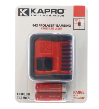 ЛАЗЕРНЫЙ УРОВЕНЬ BAMBINO KA842 KAPRO