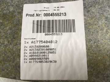 фото thumb №10, Mercedes a клас w177 sedan 2021 стеля чорна a1776905302