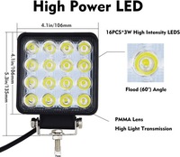 фото thumb №10, 10x протитуманна фара лампа led молдинг освітлення offroad