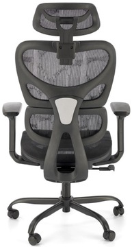 Fotel gamingowy ERGONOMICZNY GOTARD czarny siatkowy multiblock Halmar