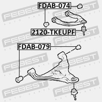 фото thumb №16, Сайлентблок передней рычаг верхней ford ranger tk