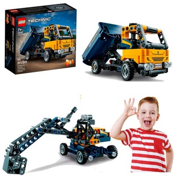 LEGO TECHNICS САМОСВАЛ ЭКСКАВАТОР ГРУЗОВИК 2в1 АВТО