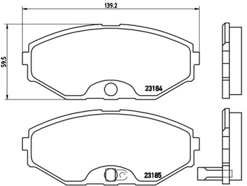 фото thumb №3, Тормозные колодки тормозные brembo do infiniti q45 i 4.1 4.5