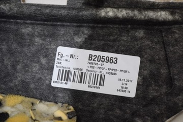 фото thumb №11, Bmw 7 g11 g12 полка ролета стёкла зад canberra бежевый 7409732 / 7425526