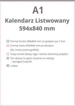 КАЛЕНДАРЬ НАСТЕННЫЙ ПЛАКАТ КАЛЕНДАРЬ НАСТЕННЫЙ В ПОЛОСКУ А1 100 шт.