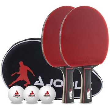 Набор ракеток для настольного тенниса и чехол для мяча JOOLA Set Duo Pro