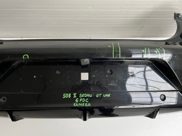 фото thumb №7, Бампер задний зад peugeot 508 2 ii sedan gt line 6-pdc камера комплектный