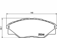 фото thumb №7, Тормозные колодки ham. toyota hilux iii 05-
