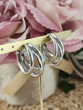 Серебряные зажимы для ушей, украшения, новые диски c105