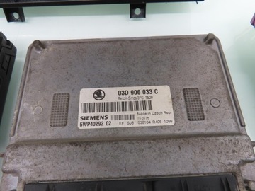 фото thumb №10, Замок зажигания блок управления skoda fabia i 1.2 03d906033c 5wp40292 6q1937049d