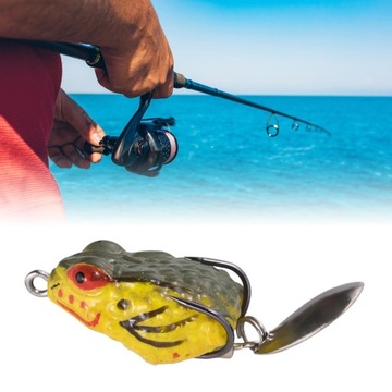 Sztuczna żaba przynęta o długości 2,5 cm przynęta typu Crankbait dla jeziora Style C