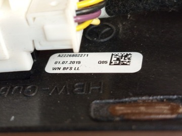 фото thumb №16, Mercedes w222 dekor панелі консолі рамка декоративна планка a2226802271