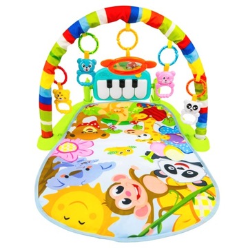 Interaktywna MATA edukacyjna PIANINO Happy Baby