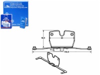 фото thumb №1, Ate набір монтажний гальмівних колодок bmw 5 f10 5 f11 5