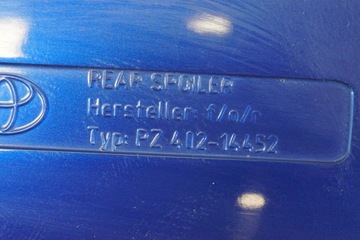 фото thumb №13, Спойлер спойлер крышки зад toyota celica vii pz402-14452