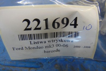 фото thumb №8, Ford mondeo mk3 2.0 планка вприскувальний 4m5g9d280db