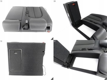 фото thumb №7, Audi a6 4g0 c7 рестайлінг 14-18 комплект сидінь чорна шкіра вентильовані перед зад