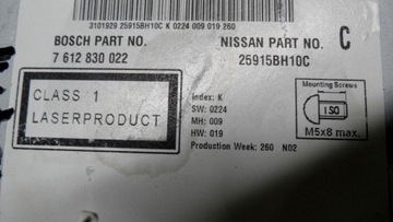 фото thumb №6, Nissan qashqai i j10 рестайлінг 10r радіо cd 7612830022 25915bh10c