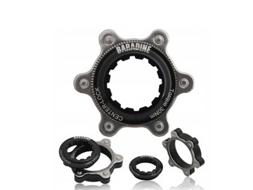 АДАПТЕР BARADINE BC02 ДЛЯ ДИСКОВ ЦЕНТРАЛЬНОГО ЗАМКА, ЧЕРНЫЙ TORQUE 30NM ENDURO EBIKE