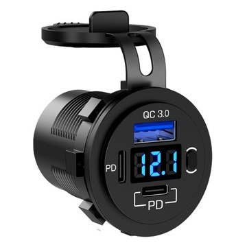 АВТОМОБИЛЬНОЕ ЗАРЯДНОЕ УСТРОЙСТВО БЫСТРОЙ ЗАРЯДКИ QC PD 20W
