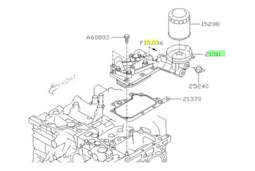 фото thumb №1, Радиаторов масла subaru forester xv legacy 2.0 дизель 2012-2020