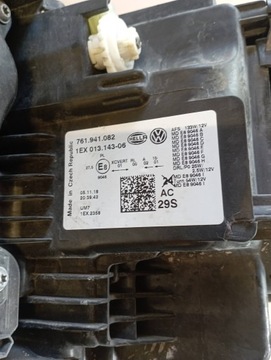 фото thumb №14, Vw touareg iii лампа правая перед передняя 761941082