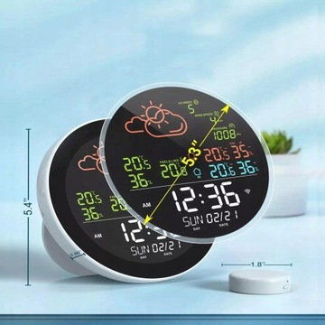 МЕТЕОЛОГИЧЕСКАЯ СТАНЦИЯ Tuya Wi-Fi с 3 ДАТЧИКАМИ