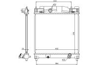 фото thumb №1, Nissens радиатор двигателя toyota iq aston martin c