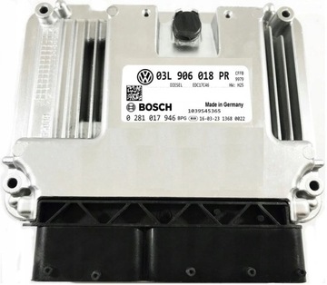 фото thumb №1, Блок керування vw passat 03l906018pr 0281017946 імобілайзер off dpf egr off чип b7