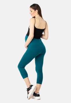 Леггинсы для беременных 3/4 Capri Getters Женская био-бовэль BE20-284 Green S