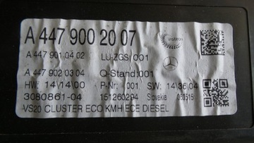 фото thumb №5, Спидометр манометр mercedes vito w447 a4479002007 1.6cd