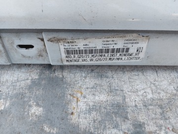 фото thumb №8, Bmw 3 g20 g21 m набор порог планка пороговая правая