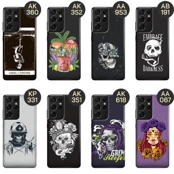 ETUI DO SAMSUNG GALAXY S21 ULTRA 5G WZORY CZASZKA SZKIELETY MEMENTO MORI