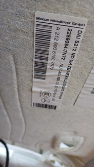 фото thumb №10, Mercedes w212 kombi стеля оригінал a2126906150