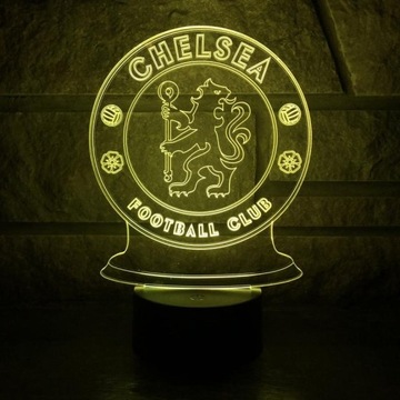 CHELSEA FC 3D LED ночник + Пульт дистанционного управления