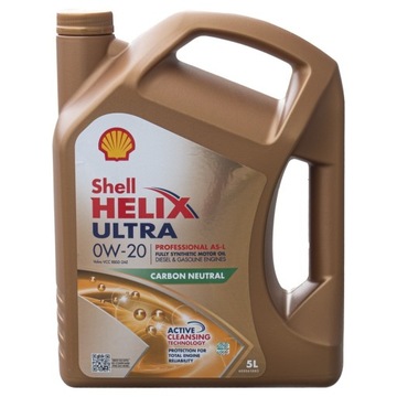 SHELL SHELL OIL 0W20 5L HELIX ULTRA PROFESSIONAL AS-L/C5/VCC RBSO-2AE
