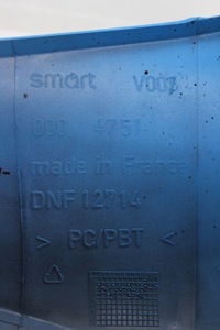 фото thumb №15, Smart 450 fortwo przed liftem крыло правый задняя задний coupe 0004751