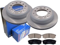 фото thumb №1, Тормозные диски тормозные колодки ate задняя land cruiser 90 prado 312mm