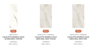 PARADYŻ CALACATTA Sparkle TILES LESZNO