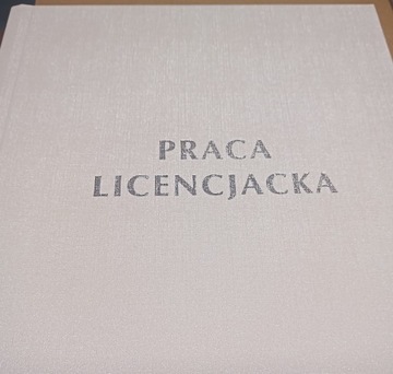 Okładka kanałowa twarda oprawa biała metalik A