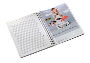 Блокнот Leitz в клетку 80к А5 СИНИЙ