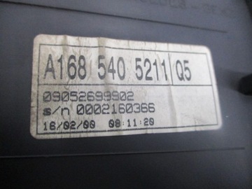 фото thumb №5, Mercedes a клас w168 a140 спідометр  a1685405211