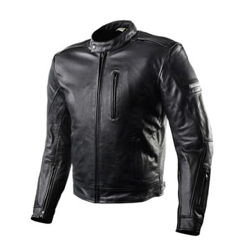 SHIMA HUNTER+ черная классическая куртка caferacer M