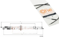 фото thumb №1, Трос переключения передач evasion jumpy ulysse scudo cofle