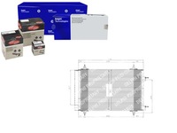 фото thumb №1, Delphi tsp0225549 конденсатор, кондиционер