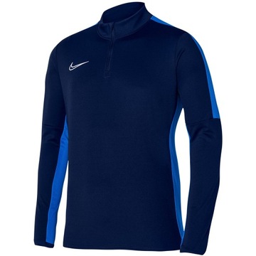 Мужская толстовка Nike DF Academy 23 SS Drill Top, темно-синяя и синяя DR1352 451